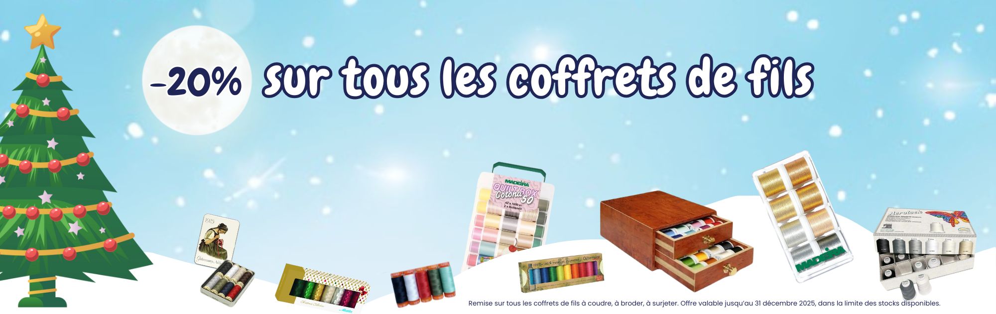 Promo sur les coffrets de fils en boutiques Ady Toulouse et Ady Montpellier