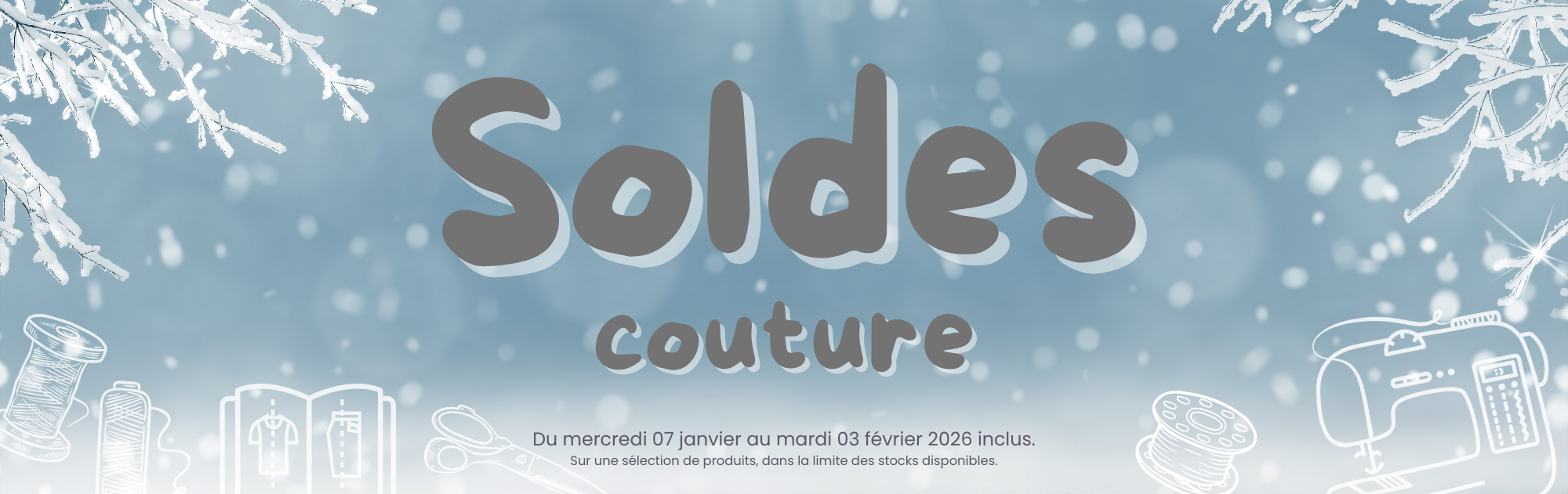 Soldes 2026 boutiques Ady Soldes boutiques machines à coudre, surjeteuses, mercerie